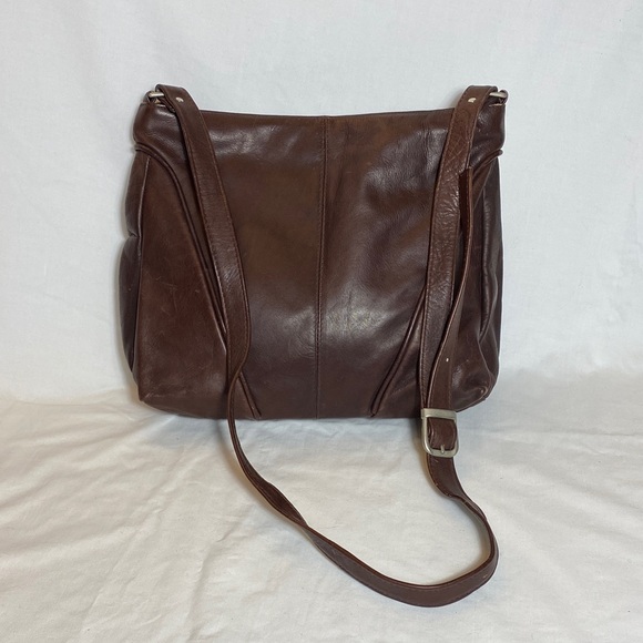 Bogota Colombia Handbags - Brown Leather Crossbody/Shoulder Bag made in Bogota,Columbia